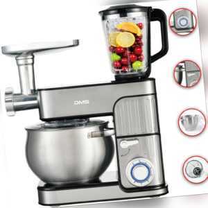 3in1 Edelstahl Küchenmaschine StandMixer Ice Crusher Fleischwolf...