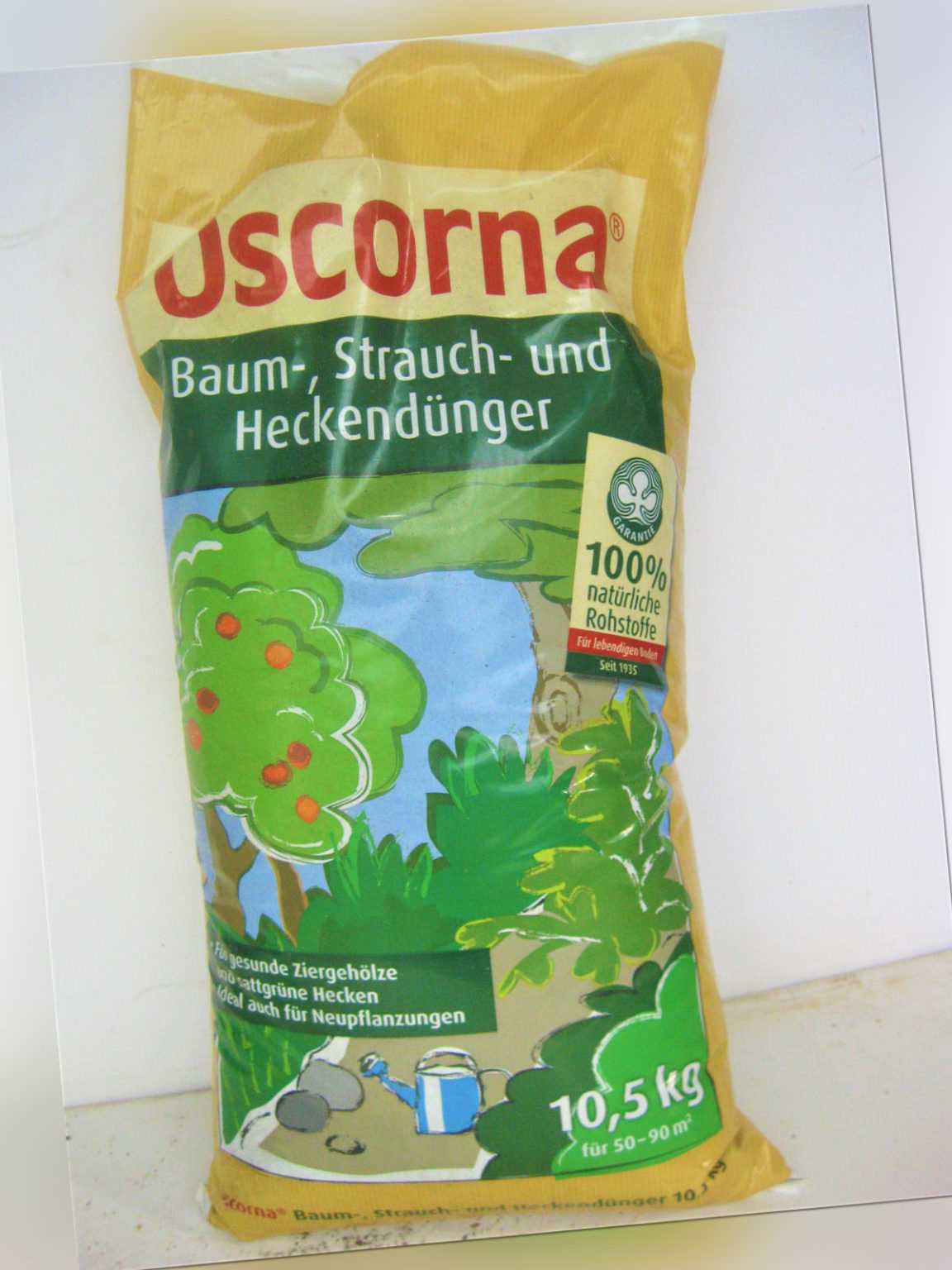 Oscorna Baum Strauch und Heckendünger Naturdünger Volldünger 10,5Kg (2,28?/1Kg)