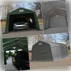 PVC ZELTGARAGE GARAGENZELT FOLIENGARAGE WEIDEZELT CARPORT UNTERSTAND ZELT NEU