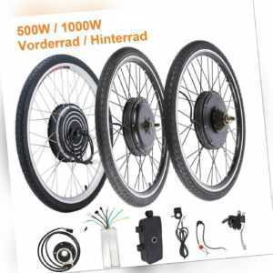 26 Zoll Ebike Elektro-Fahrrad Bike Motor Steurung Hinterrad Vorderrad 500/1000W