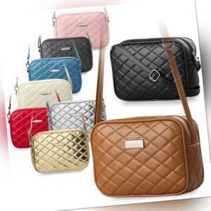 kleine Damentasche gesteppte Handtasche Umhängetasche Clutch -Tasche