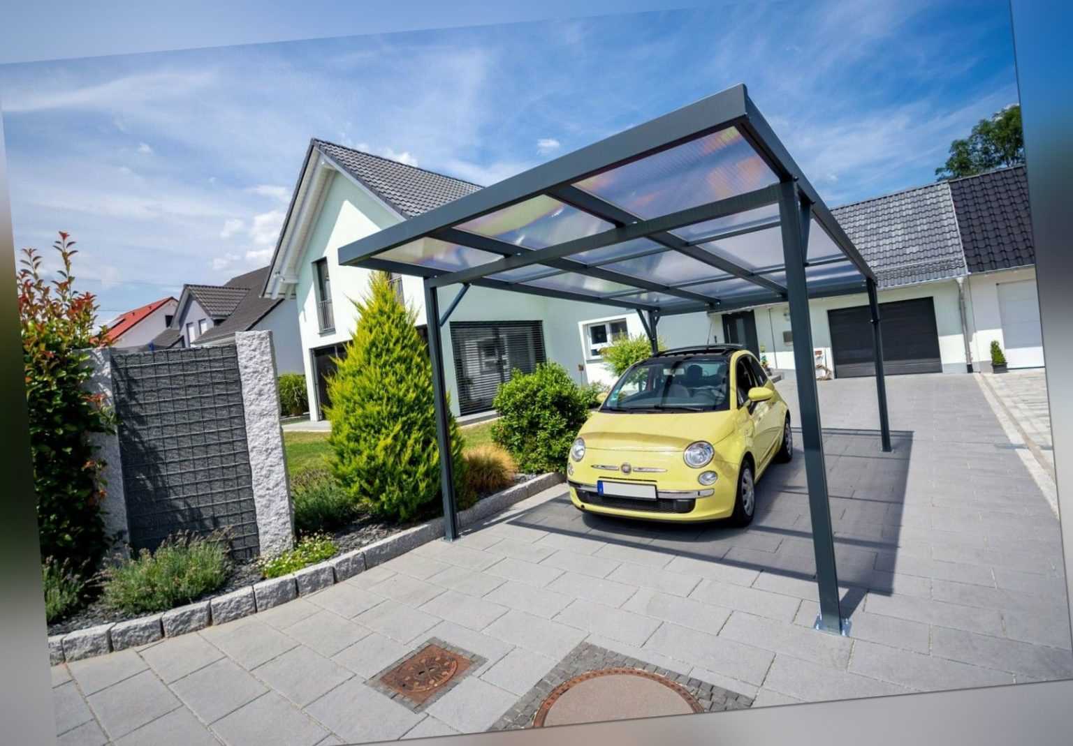 Gutta Carport Premium | 3094 x 5620 mm | Anthrazit