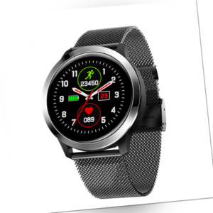 Smartwatch E70 Bluetooth Uhr Curved Display Android iOS Samsung iPhone Huawei IP