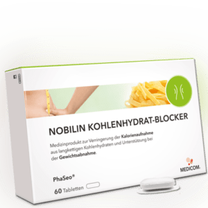 NOBILIN KOHLENHYDRATBLOCKER – 60 Tabletten zur Unterstützung der Gewichtsabnahme