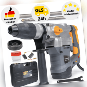 Bohrhammer Schlagbohrmaschine Schlagbohrer 2800W Meißelhammer SDS Max mit Koffer