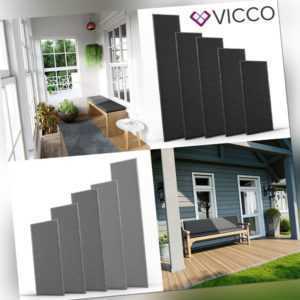 VICCO Bankauflage Bankpolster Sitzauflage für Gartenbank Sitzkissen Bankpolster