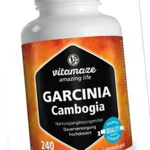 (€8,98/100g) Garcinia Cambogia hochdosiert 2.538 mg + Cholin als Appetitzügler