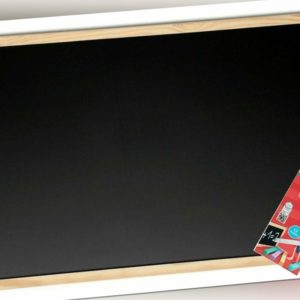 Kreidetafel 60 x 80 cm + 12 Tafelkreide Schultafel Pinnwand Maltafel Malwand Set