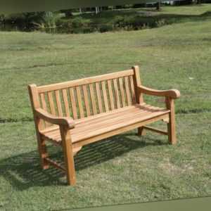 Elefantenbank - Teak massiv Gartenbank - Teakbank 150cm