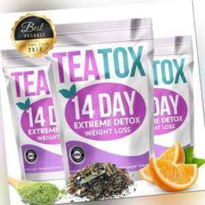 TEATOX Detox Tee 14 Tage Diät abnehmen Kur Entgiftungskur Entschlackungstee