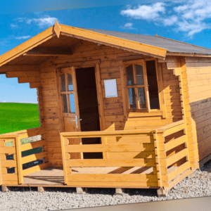 28mm Gartenhaus 440x300 cm 4,4x3 m Gerätehaus Holzhaus Blockhaus inkl. Fußboden