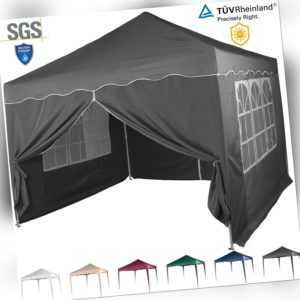 INSTENT® Pavillon Faltpavillon 3x3m WASSERDICHT BASIC Garten Party Zelt faltbar