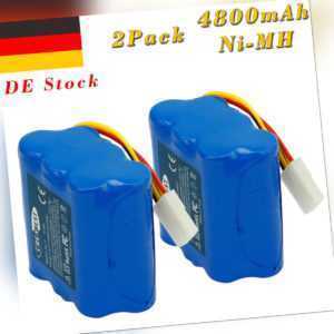 2X 4800mAh 7.2V Ni-MH Akku für Neato 945-0006 XV-11 XV-12 XV-14 XV-15 XV-21