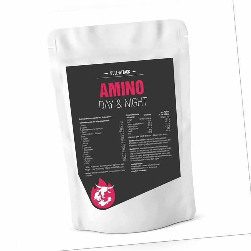 2x 500 Tabletten Amino Day&Night Aminosäuren Glutamin BCAA  - Hochdosiert 1000mg