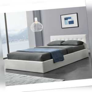 Polsterbett Doppelbett Kunstlederbett Bettgestell Lattenrost Bettkasten ArtLife®