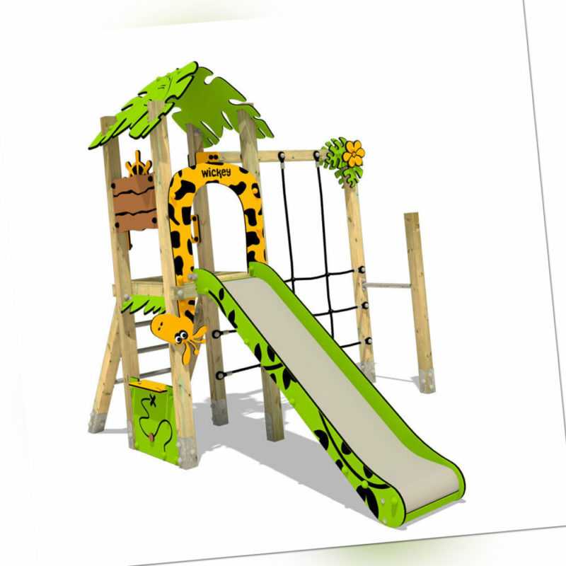 Klettergerüst Spielplatz - DIN EN 1176 - Massivholz - Für öffentlichen Bereich