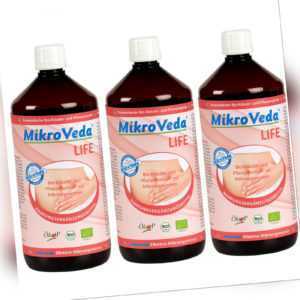 3x MikroVeda LIFE Dalimar Effektive Mikroorganismen Nahrungsergänzungsmittel 1 L