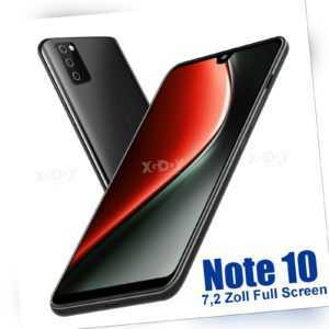 2020 Neu 7,2 Zoll Note 10 Android Smartphone Dual SIM 4G Handy Ohne Vertrag LTE