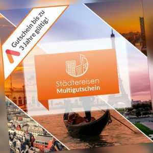 Städtereise Multigutschein 50 Hotels zur Wahl 3 Tage 2 Personen mit Frühstück