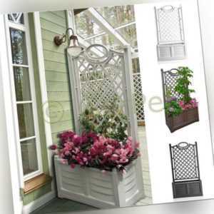 Blumentopf Pflanzkübel Blumenkasten mit Spalier Blumenkübel Rankhilfe Rankgitter