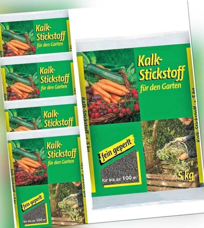 2,15 €/KG - Kalkstickstoff 5kg fein geperlt Garten Dünger ...