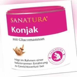 Konjak Pulver Sanatura Basisches Konjakpulver–zum Abnehmen (9,19 EUR pro 100 g)