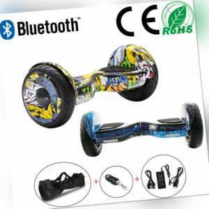 Hoverboard 10" Elektro Scooter Bluetooth All-Terrain Balance Board ElektroRoller
