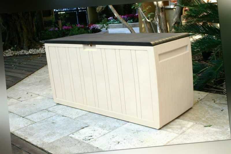 Kissenbox Auflagenbox Kissentruhe Gartentruhe Kissentruhe Mehrzwecktruhe  270 Lt