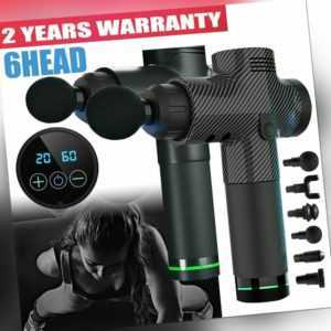 Elektro Massagepistole Massage Gun f. Nacken Schulter Rücken Muskel Massagegerä