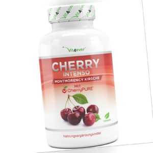 Cherry Intenso - 100 Kapseln a 550mg - Montmorency Sauerkirsche 50:1 Extrakt (V)