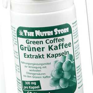 Grüner Kaffee Extrakt 300 mg Kapseln 60 Stk. - mit Chlorogensäure - PZN 09083074