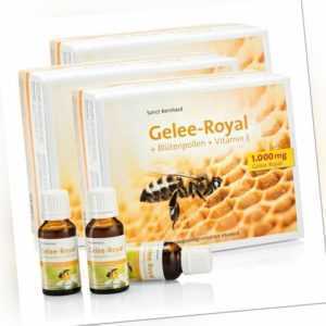 Gelee-Royal + Blütenpollen + Vitamin-E-Trinkfläschchen 3er-Pack (47,93€/L)