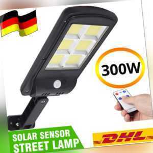 120 LED Solarleuchte Solarlampe mit Bewegungsmelder Außen Fluter Wandstrahler DE