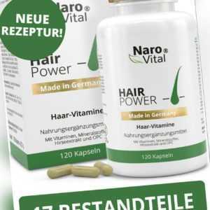 Haar Vitamine - Mit Biotin & Hirse 120 Kapseln Baartwuchs Haarwuchs