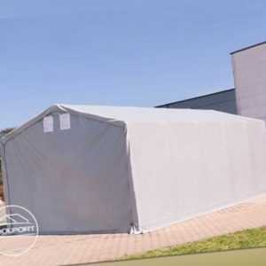 Lagerzelt 3x6-8x16m Zelthalle Industriezelt stabil Garage - durchgehende Plane!