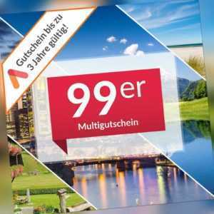 Multi Hotel Gutschein 3 Tage Kurzurlaub 2 Personen über 100 Hotels Animod 99er