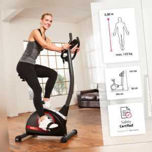 SportPlus Heimtrainer Fahrrad Trimmrad Ergometer Fitnessbike Hometrainer Zuhause