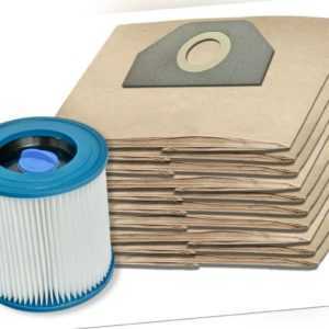 SET 5 - 20 Staubsaugerbeutel +/- Filter für Kärcher MV 3, WD 3, 6.959-130