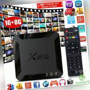 X96Q Android 10.0 Quad Core DE Smart TV BOX Network HDMI2.0 USB Media Player