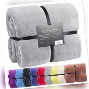 Kuscheldecke XXL Wohndecke Decke Coralfleece Fleece Tagesdecke