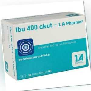 IBU 400 akut -1A Pharma 50 Filmtabletten Ibuprofen 400mg PZN: 3045316