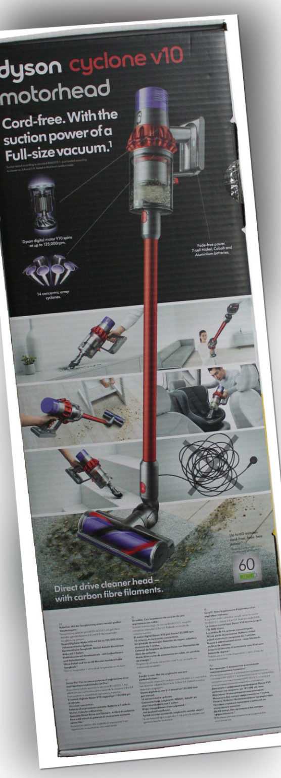 Dyson cyclone V10  motorhead Akkusauger kabelloser Staubsauger mit Zubehör