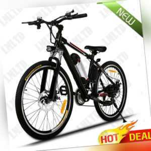 E-BIKE Elektrofahrrad 26 Zoll Mountainbike Ebike Shimano Pedelec 36V LI-ION AKKU