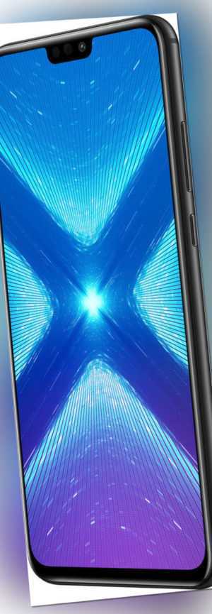 Honor 8X DualSim schwarz 64GB LTE Android Smartphone 6,5" Display 20 Megapixel
