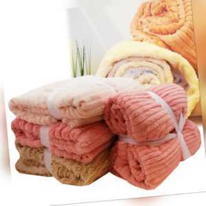 XL Kuscheldecke 200x150 Tierfelloptik weiche Überwurf Sofa