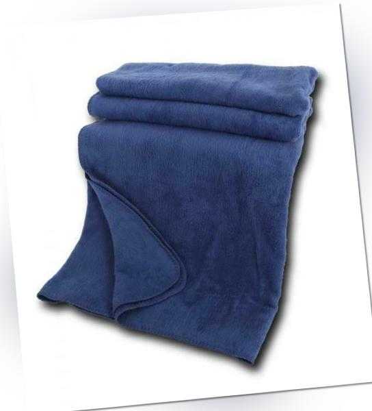 Bio Baumwoll Kuscheldecke, indigo, Wohndecke aus 100% Bio Baumwoll