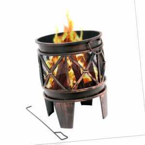 Feuerkorb "Plum" Terrassenofen Feuerschale Garten Grill Gartenfeuer Feuerstelle