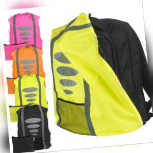 Regenschutz für Schulranzen Rucksack Schutzhülle Reflektor Überzug Regenhülle