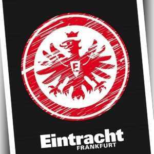 Eintracht Frankfurt  Veloursdecke "Logo"  150 x 200 cm