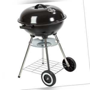 Kugelgrill Holzkohlegrill Standgrill Grill Grillwagen Rundgrill BBQ mit Rollen